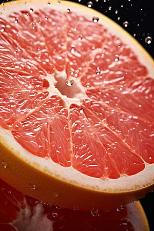 柚子西柚质感摄影图