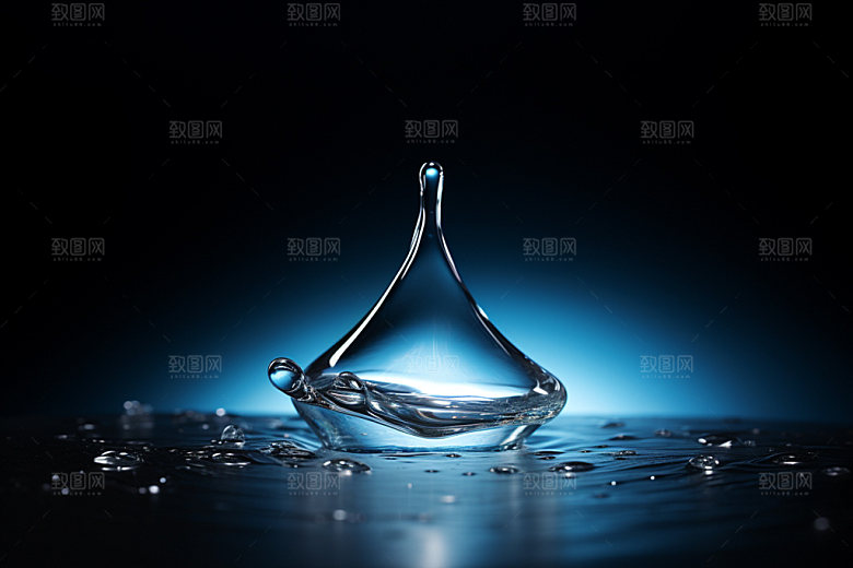 水花飞溅动态液体素材