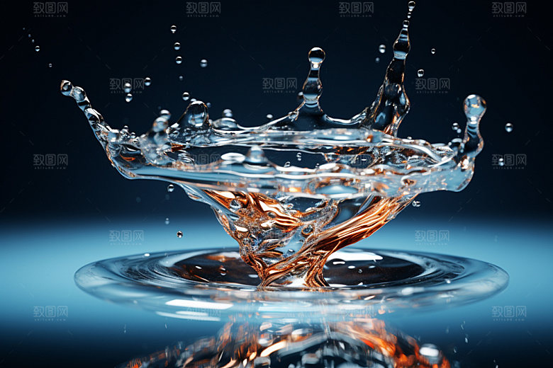 水花飞溅动态动感素材
