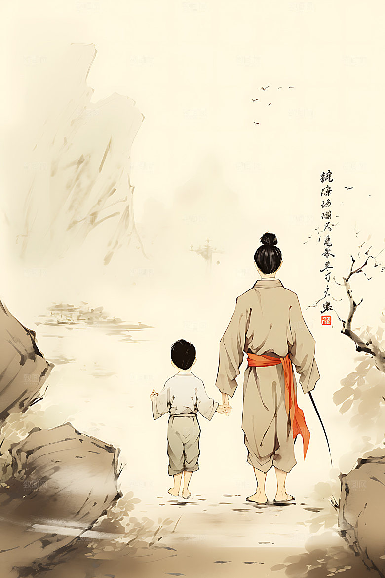 教书育人教育传道受业插画