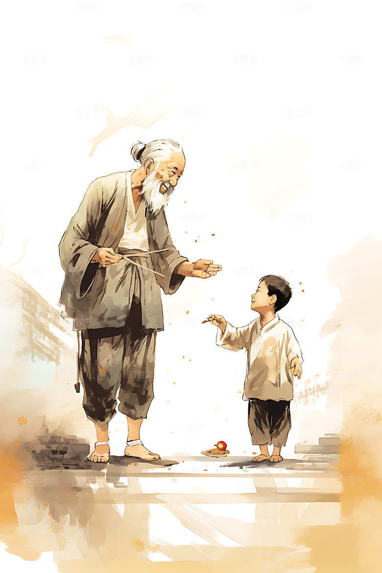 教书育人讲课教师节插画