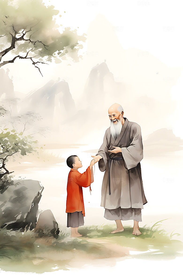 教书育人传道受业教学插画
