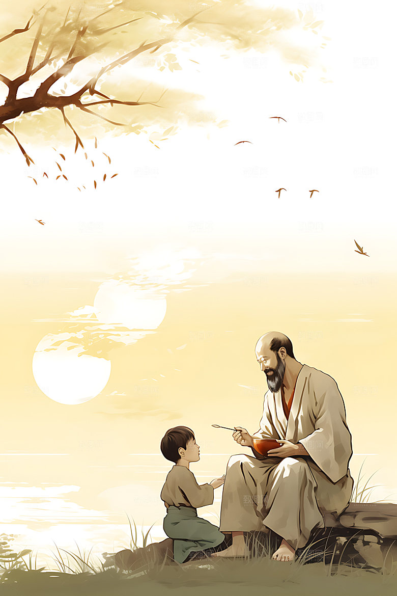 教书育人讲课教师节插画