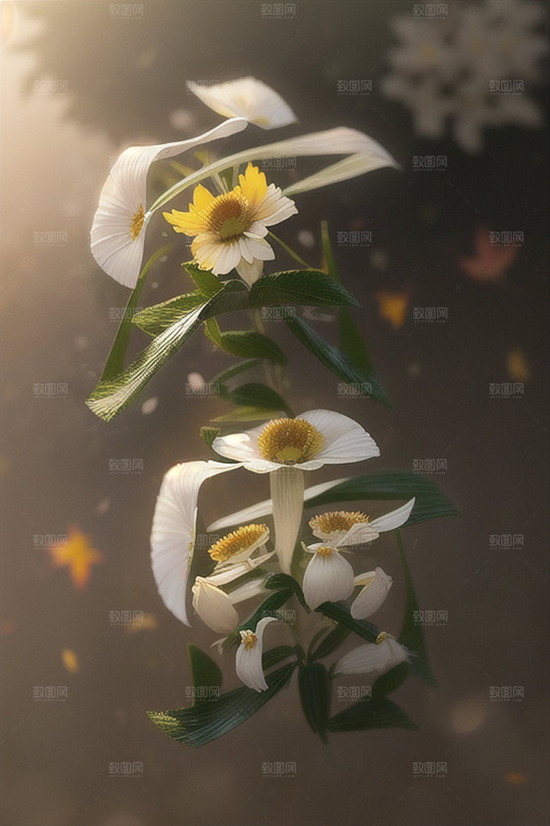 二十四节气水墨书法艺术字