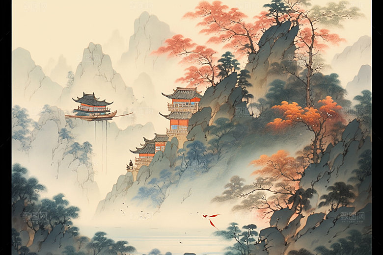 中国画高清艺术插画