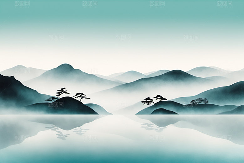 水墨中国风意境装饰画