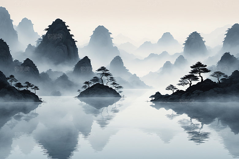 水墨中国风写意装饰画
