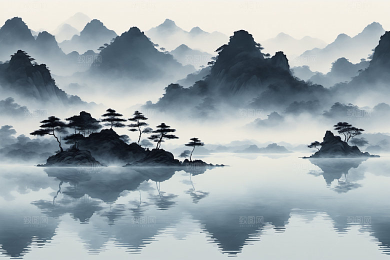 水墨中国风写意装饰画