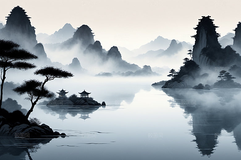 水墨中国风写意装饰画