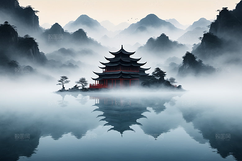 水墨中国风写意装饰画