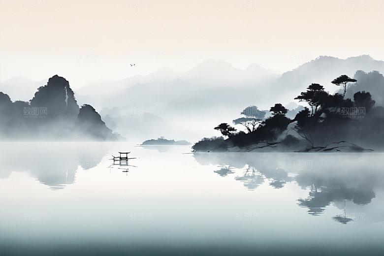 水墨写意高清装饰画
