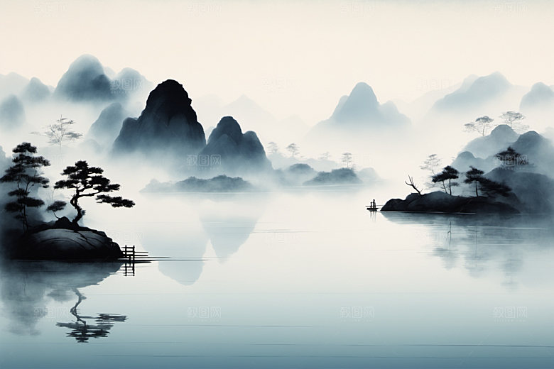 水墨中国风写意装饰画