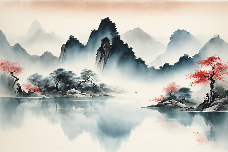 水墨意境写意装饰画