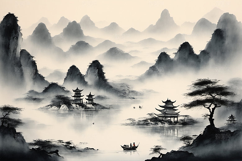水墨中国风写意装饰画