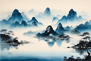 水墨高清写意装饰画