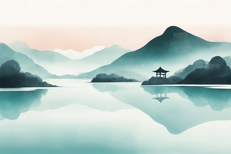水墨中国风国画装饰画