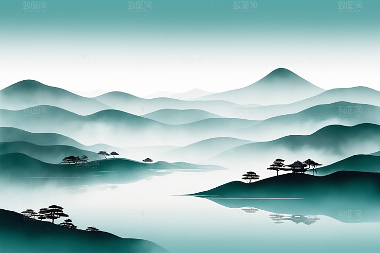 水墨意境写意装饰画