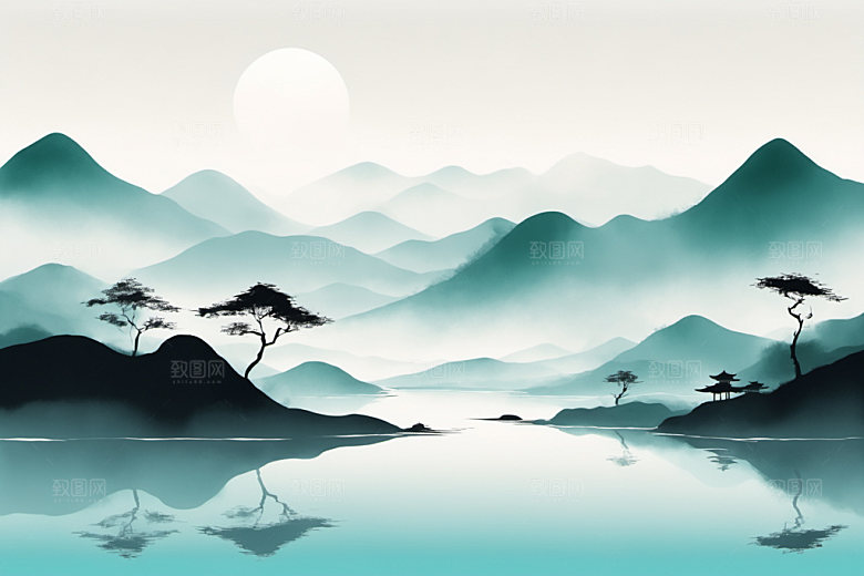 水墨意境写意装饰画