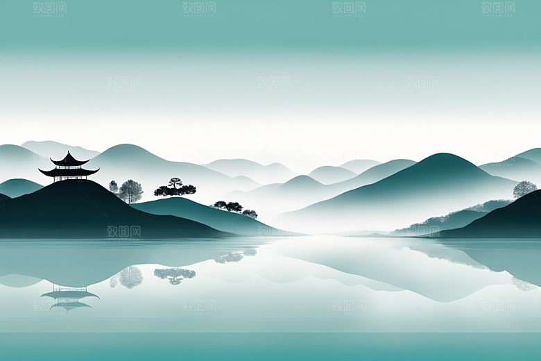 水墨高清中国风装饰画