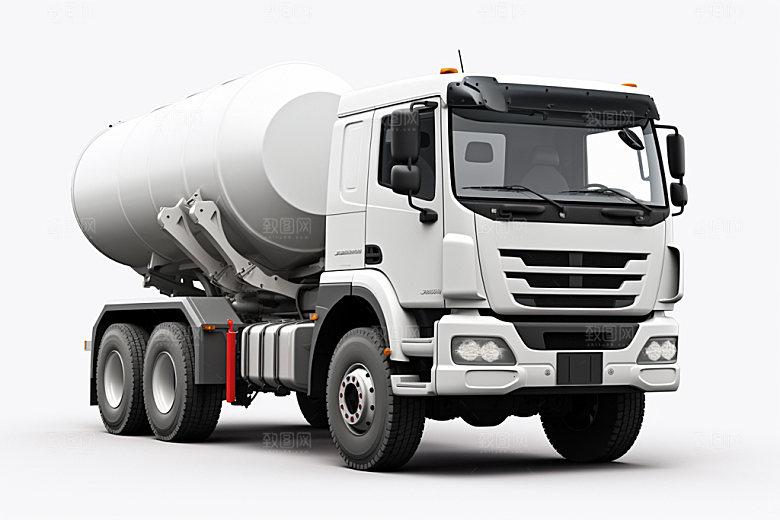 水泥搅拌车3D建设模型