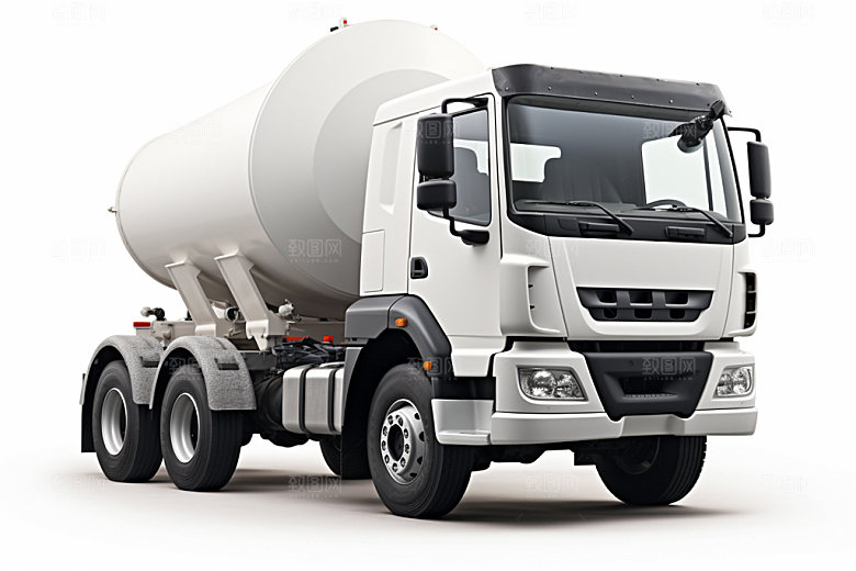 水泥搅拌车3D建设模型