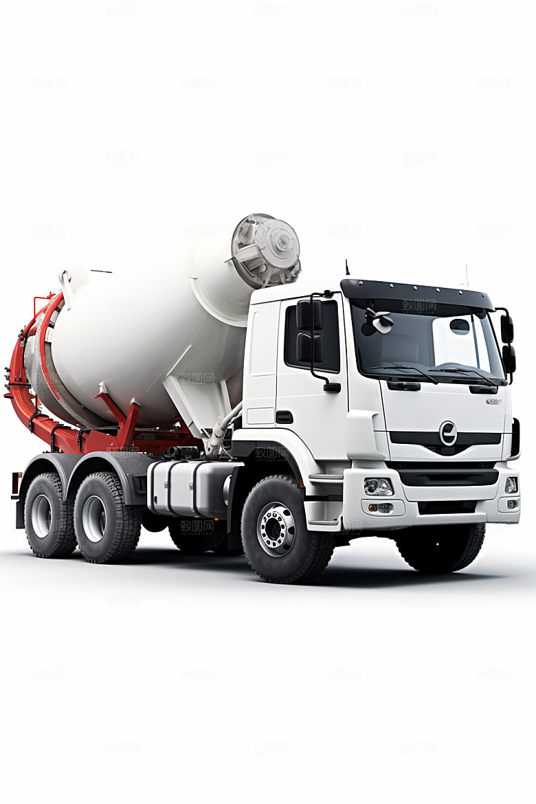 水泥搅拌车3D建设模型