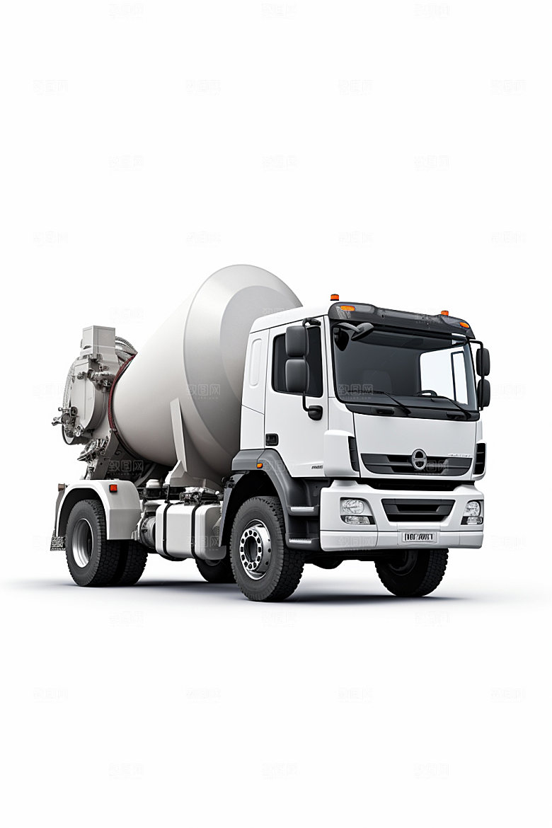 水泥搅拌车3D施工模型