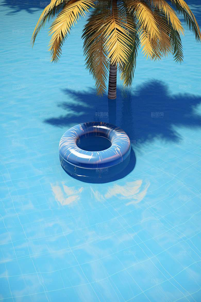 水上乐园夏天玩水素材