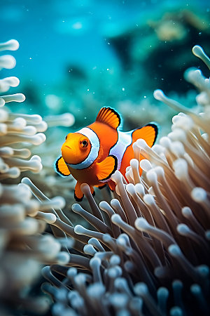 海底世界珊瑚礁群环保摄影图