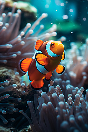 海底世界海底风光珊瑚礁群摄影图