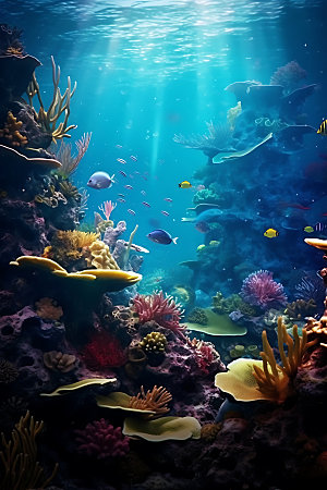 海底世界高清海洋生物摄影图
