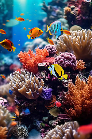 海底世界环保自然摄影图