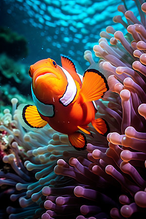 海底世界自然海洋生物摄影图