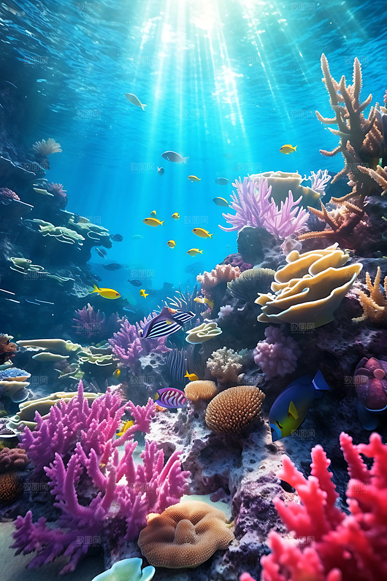 海底世界高清海底风光摄影图