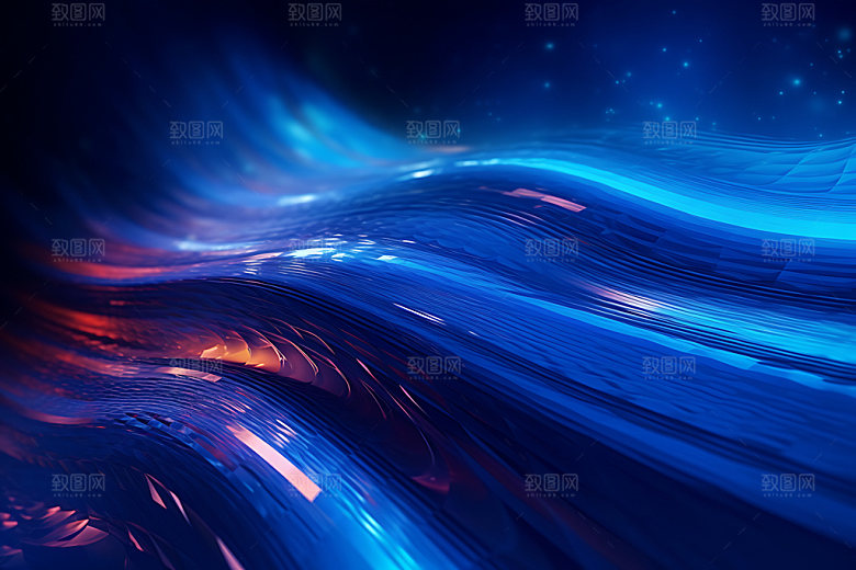 蓝色科技高清炫酷背景图