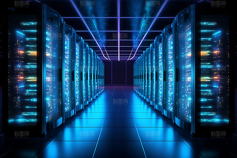 数据中心信息技术科技赛博朋克