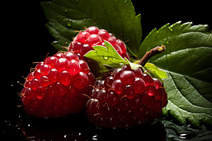 树莓食品高清摄影图