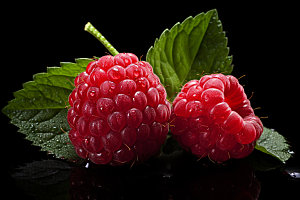 树莓食品甜蜜摄影图