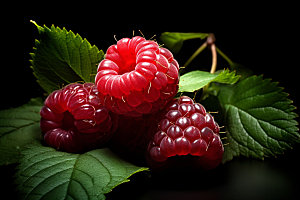 树莓美味美食摄影图