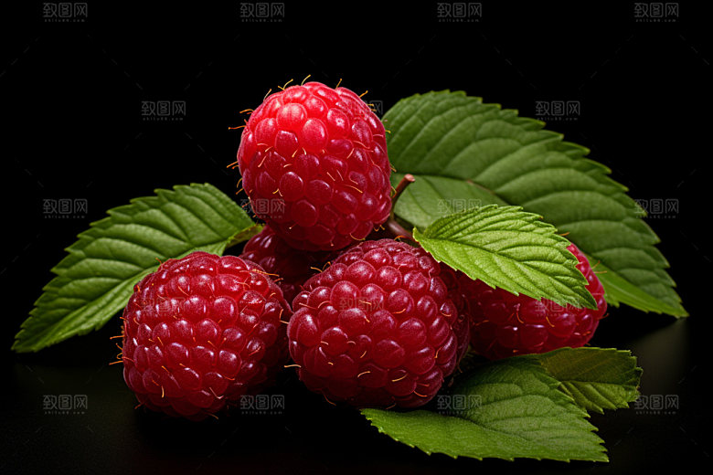 树莓美味美食摄影图