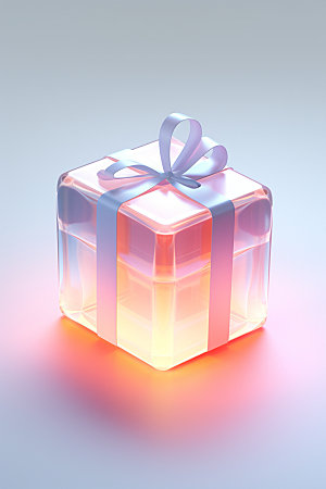 电子商务立体模型礼物盒矢量元素