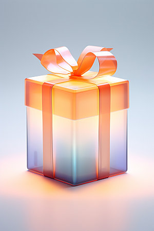 电子商务礼物盒立体模型矢量元素