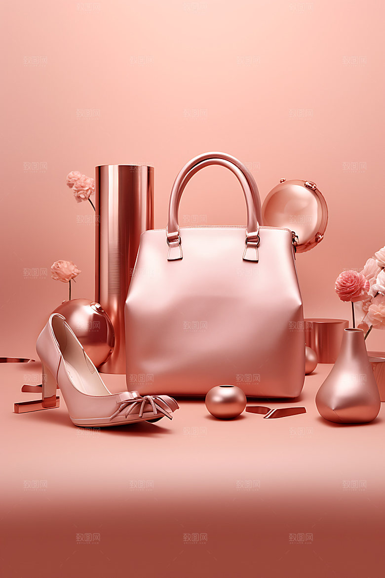 衣帽箱包商品产品展示摄影图
