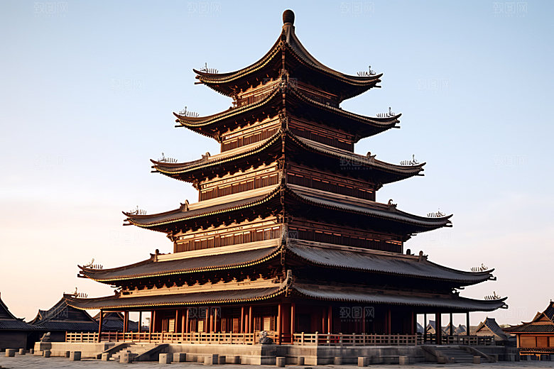 苏州寒山寺佛教旅游摄影图
