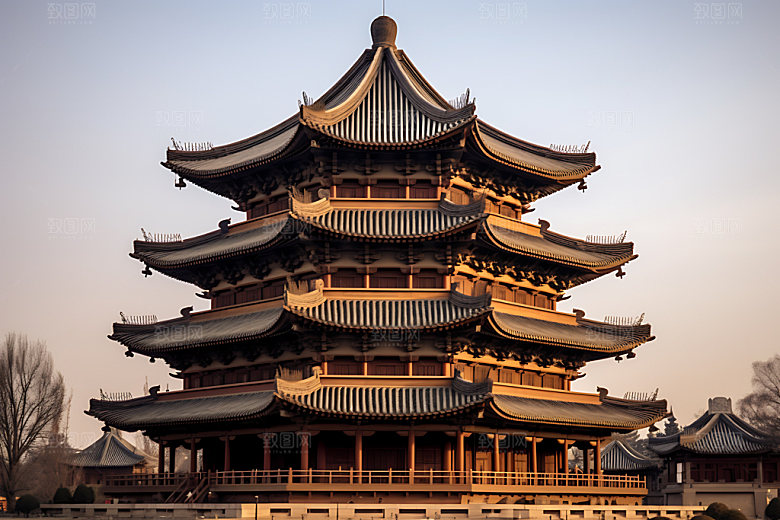 苏州寒山寺传统文化寺庙摄影图