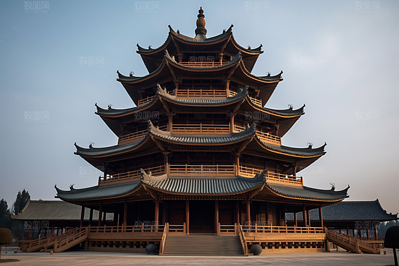 苏州寒山寺佛教古迹摄影图