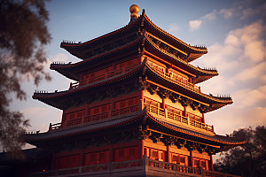 苏州寒山寺寺庙传统文化摄影图
