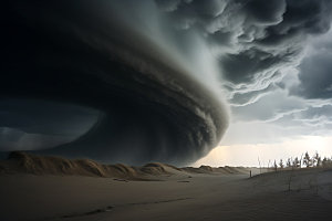 龙卷风高清自然灾害摄影图