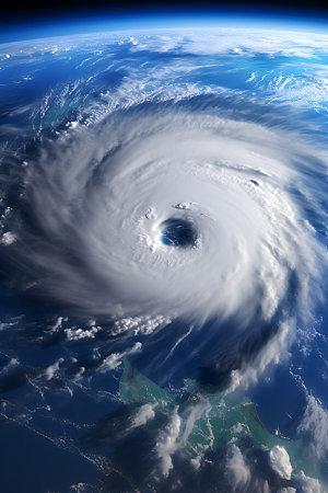 龙卷风自然灾害极端天气摄影图