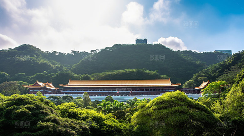 台湾旅游景点摄影图
